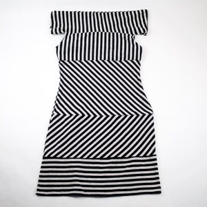 Guess Jersey Off Shoulder BodyCon Dress